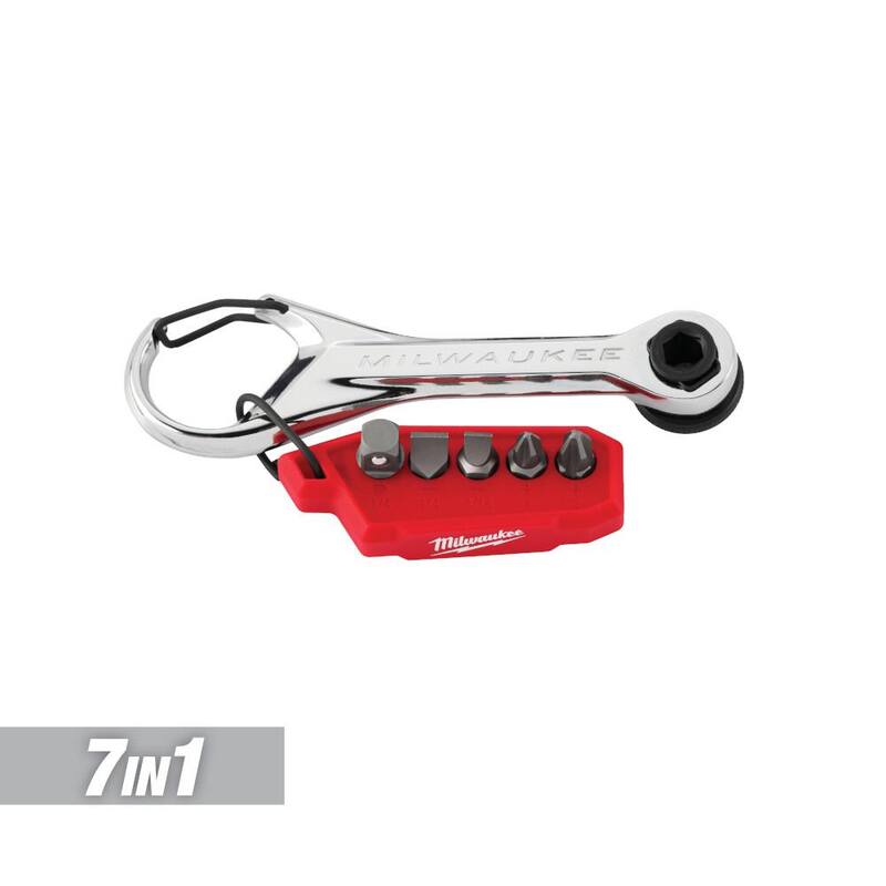 Llave de trinquete mini multibrocas Milwaukee 7 en 1 - 48-22-2950