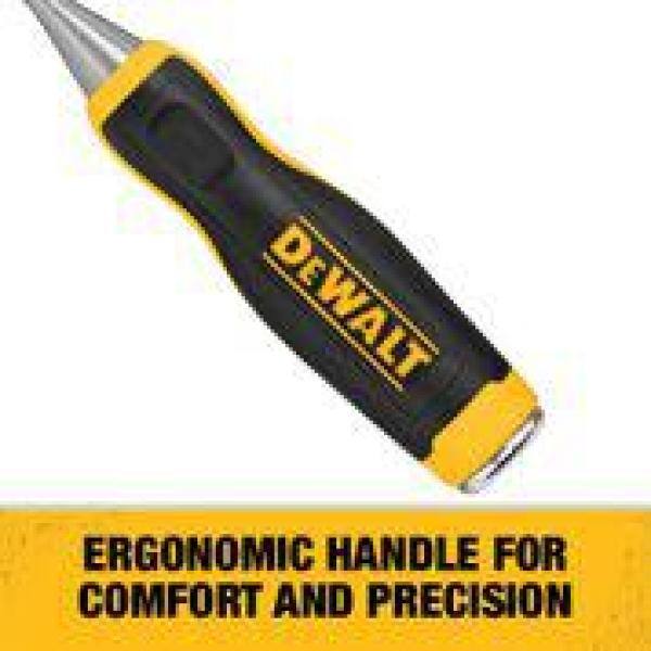 Set de cinceles para madera DEWALT (3 piezas) y (2) cinceles de madera de 1-1/2 pulgadas - DWHT16862W16852