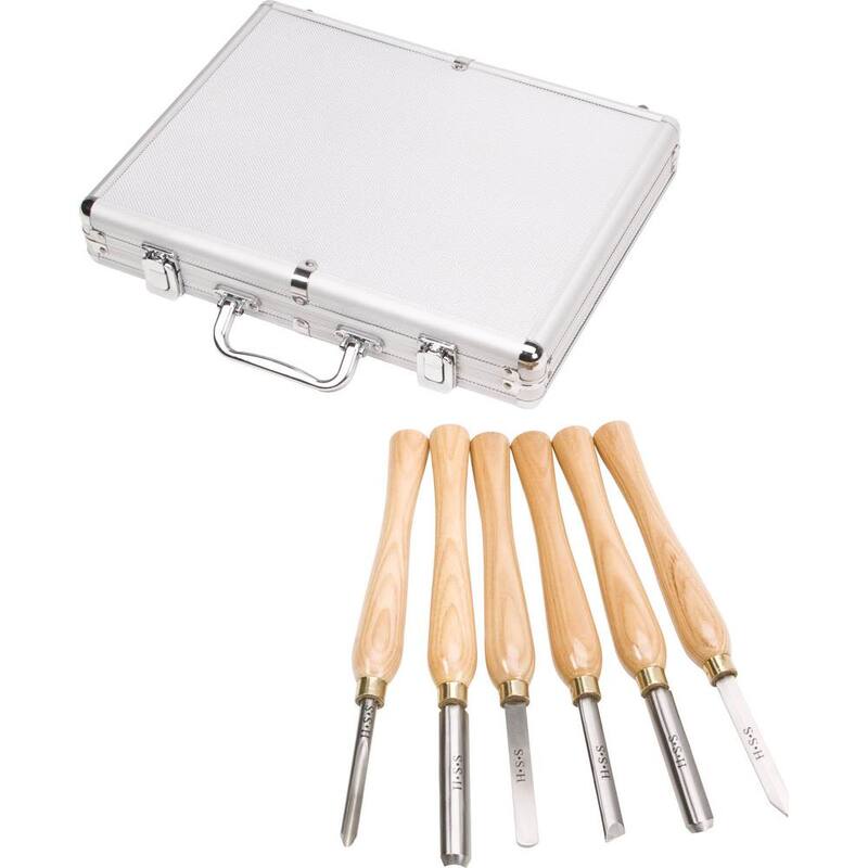 Set de seis cinceles para torno de HSS de Shop Fox - D3787