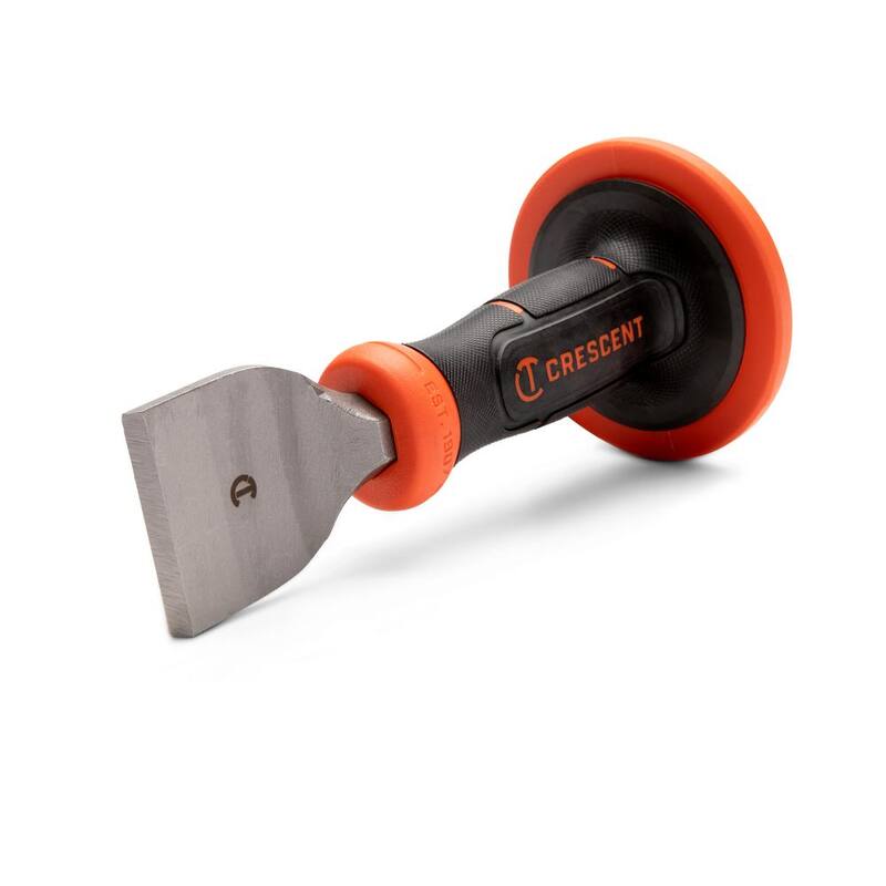 Cincel de albañilería Crescent de 2-1/4 pulgadas x 7-3/4 pulgadas con protector de mano - CMCH214H