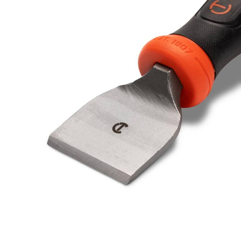 Cincel de albañilería Crescent de 2-1/4 pulgadas x 7-3/4 pulgadas con protector de mano - CMCH214H