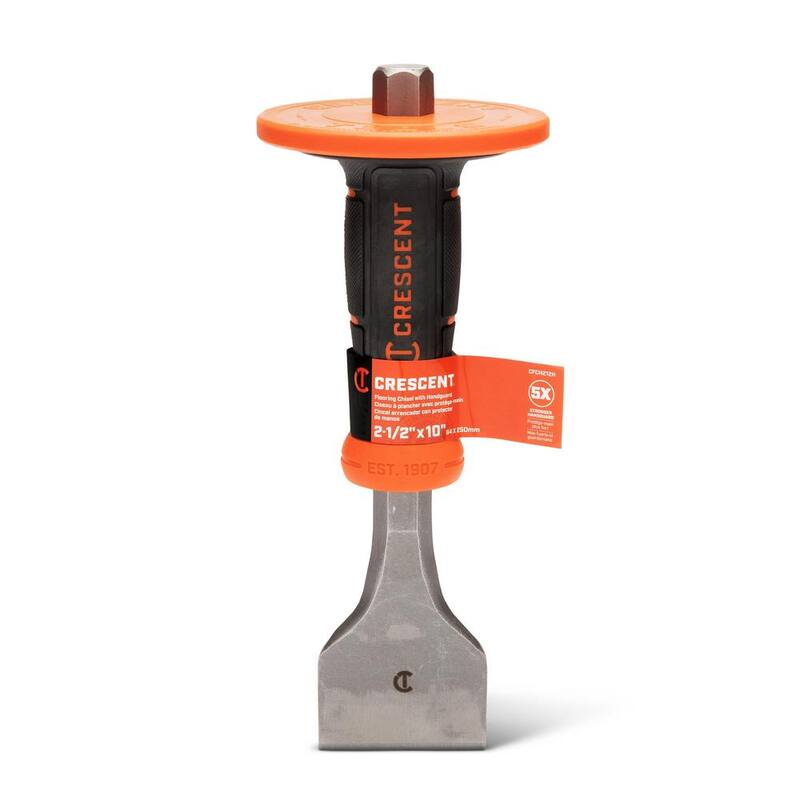 Cincel para pisos de 2-1/2 pulgadas x 10 pulgadas con protector de mano - CFCH212H