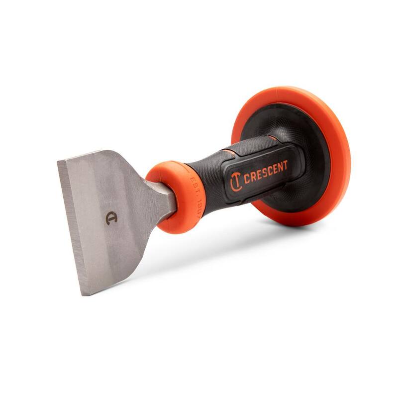 Cincel para ladrillo de 3 pulgadas x 8-1/2 pulgadas con protector de mano - CBCH30H