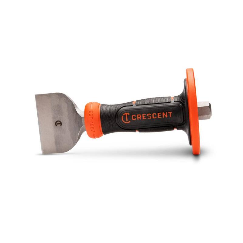 Cincel para ladrillo de 3 pulgadas x 8-1/2 pulgadas con protector de mano - CBCH30H