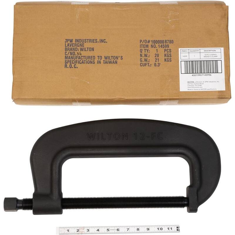 12-1/4 in. Bridge C-Clamp 12-FC de Wilton - 14599