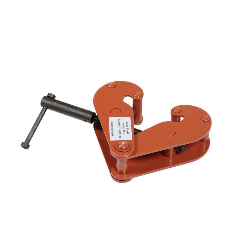 Capacidad de 4,000 lbs. Abrazadera de Viga Estilo Elevación Horizontal - BC-4