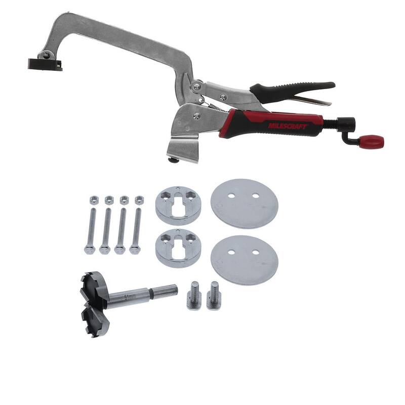Set de abrazadera de banco de 6 pulgadas y accesorios - Monta la abrazadera en cualquier superficie - 73410003