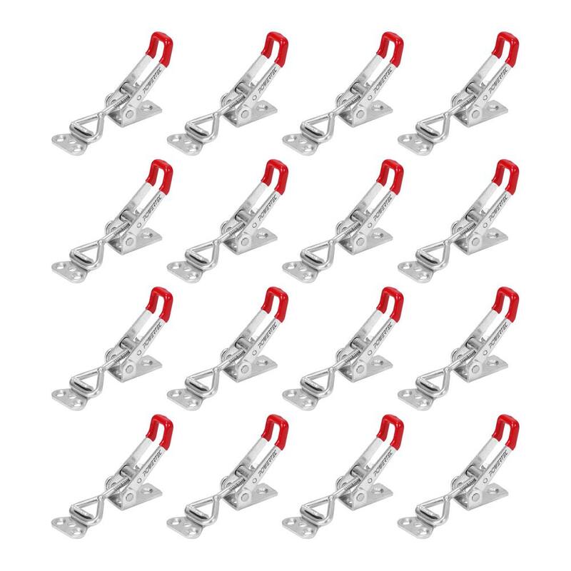 Profundidad de garganta de 1 pulgada POWERTEC, 220 lbs. Abrazadera de palanca de acción de tracción (paquete de 16) - 20332-P2N