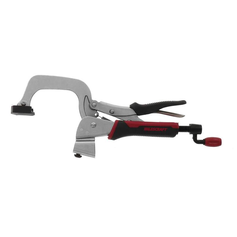 Juego de prensa de banco y accesorios de Milescraft 3 pulgadas - Ideal para ensamblaje de agujeros de bolsillo - 73400003