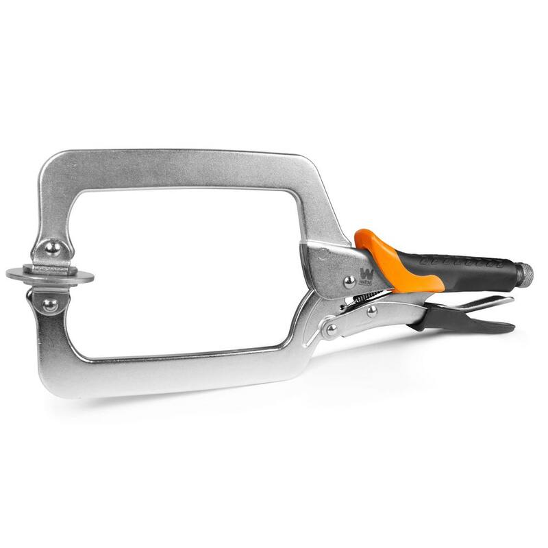 WEN 6 pulgadas Sargento de cara para carpintería y ensamblaje de agujero de bolsillo - CL650F