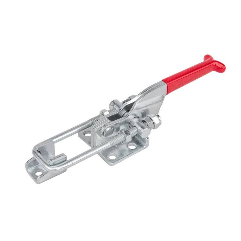 Abrazadera de palanca tipo U con perno ajustable de servicio pesado de POWERTEC con capacidad de sujeción de 431 a 700 lb (Paquete de 4) - 20307-P4