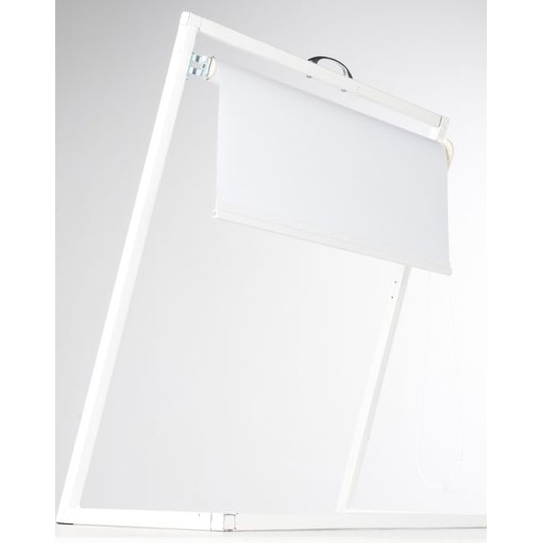Halcyon Shades, White, Polyester/Aluminum, 60In W - VINYL 60X60 WH