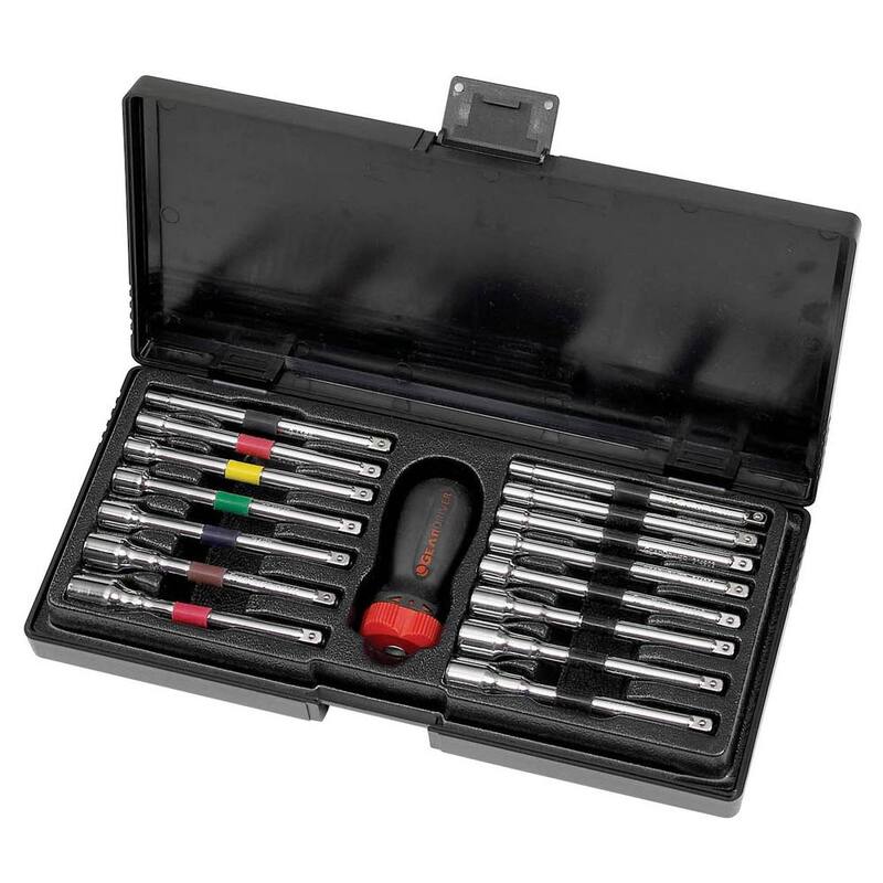 Juego de Llaves GearDriver SAE/Métricas con Trinquete (16 piezas) - 8916D