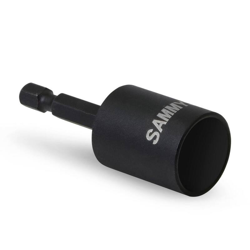 PLUMBFLEX #14 x 2-1/2 pulg. x 3/4 pulg. Llave de tuerca hexagonal negra para instalación de anclaje de varilla vertical - 8113910.