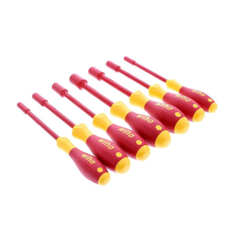 Set de desarmadores aislados con acabado suave (7 piezas) - 32294