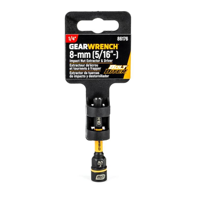 Extrator y conductor de tuercas Bolt Biter de 8 mm [5/16- in.] de GEARWRENCH - 86176