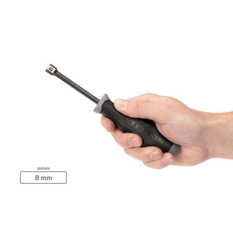 Juego de dados para tuercas de 7-10 mm de alta torsión con hoja de óxido negro de 1/4-3/8 pulgadas (6 piezas) - DHD91301