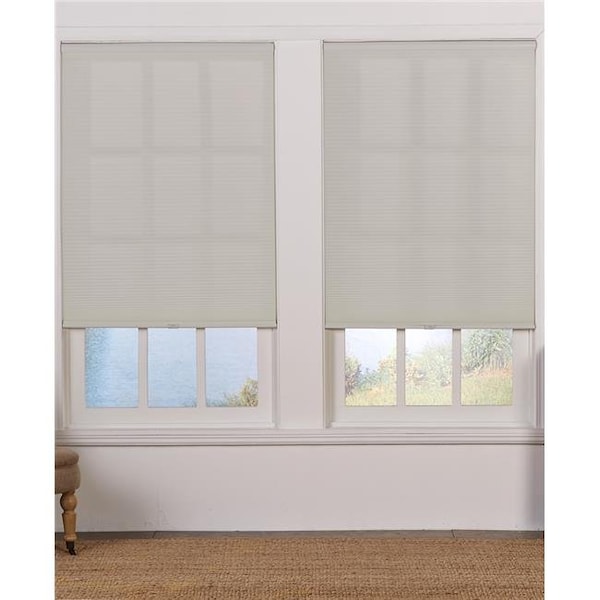 Safe Styles Safe Styles UBC59X64LG Cordless Light Filtering Cellular Shade; Gray - 59 x 64 in. - UBC59X64LG