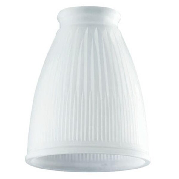Westinghouse Westinghouse 8109400 4.25 x 4.25 in. Frosted Pleated Design Replacement Lamp Glass Shade; Pack of 6 - 149694