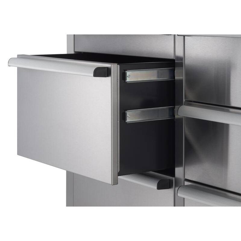 TRINITY PRO 72 pulgadas de ancho x 19 pulgadas de profundidad 9 cajones banco de trabajo de acero inoxidable con parte superior ajustable - TLSF-7211