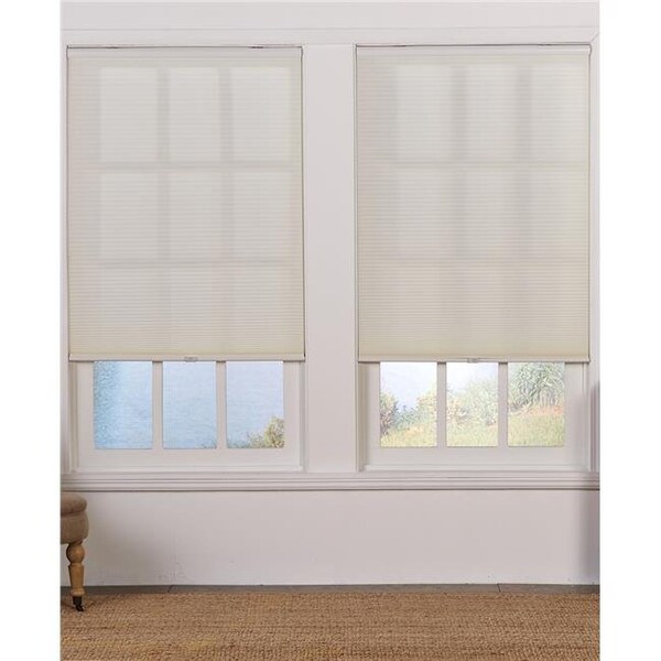 Safe Styles Safe Styles UBC34X72CR Cordless Light Filtering Cellular Shade; Cream - 34 x 72 in. - UBC34X72CR