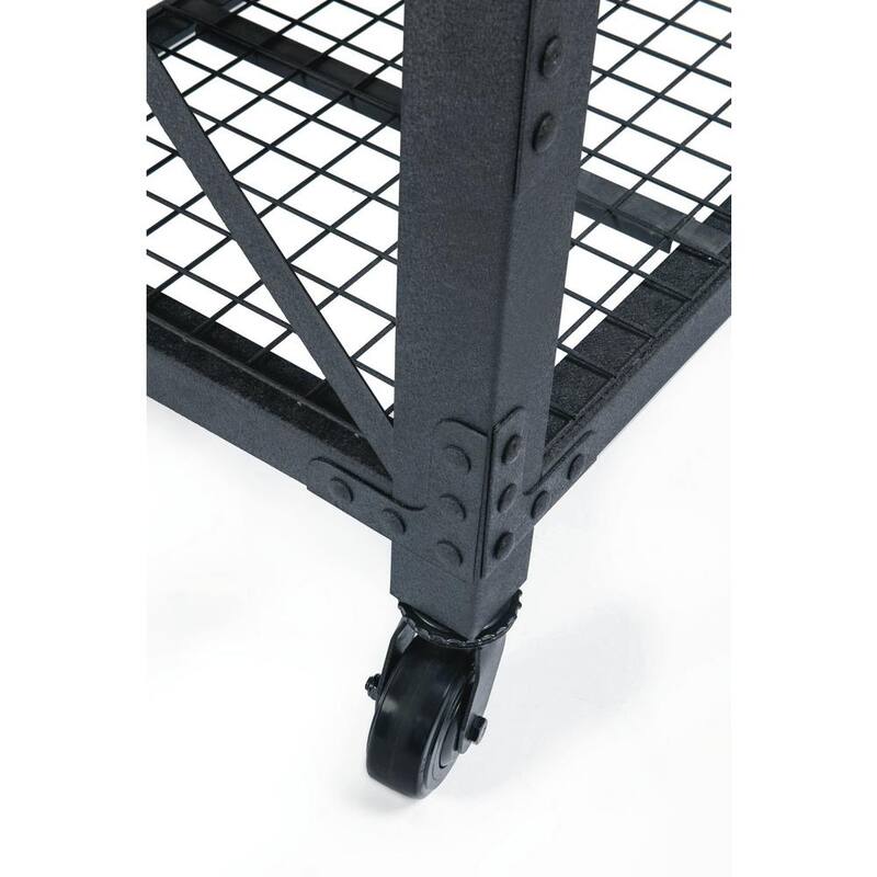 Duramax Building Products 72 pulgadas de ancho x 24 pulgadas de profundidad 3 cajones Rodante Gabinete de banco de trabajo móvil industrial con tapa de madera - 68001