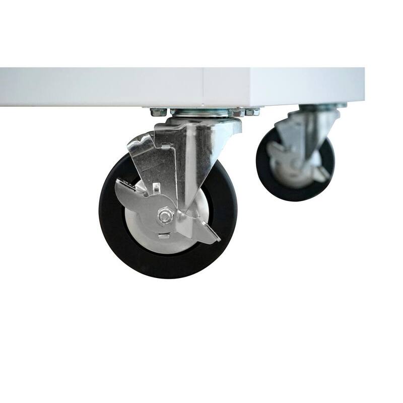 Almacenamiento de herramientas Husky 72 pulgadas. G Estándar en color blanco brillante con cajón de herramientas móvil - HOTC7218BJ1M