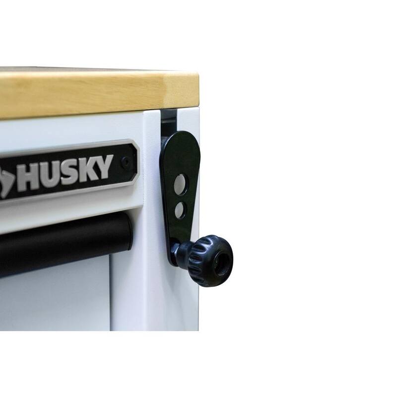 Banco de trabajo móvil de 72 pulgadas de ancho x 24 pulgadas de profundidad con 18 cajones pesados y set de herramientas para mecánicos en blanco mate - H1025TB72WHTCB