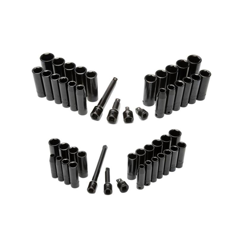 Banco de trabajo móvil Husky de 52 pulgadas de ancho x 25 pulgadas de profundidad con 9 cajones y en negro brillante, con juego de herramientas para mecánicos en espuma - H370EVA52MWBBKCB