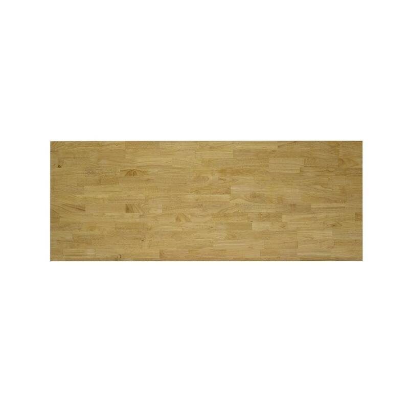 DURAMAX Rove 62 pulgadas de ancho x 24 pulgadas de profundidad 3 cajones de arce de goma banco de trabajo móvil de rubberwood con tapa de madera sólida - 68004