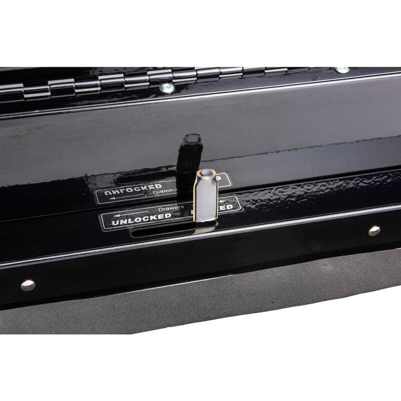 CARRO DE UTILIDAD DE 4 CAJONES DE ACERO NEGRO Y NARANJA DE 33 PULGADAS GEARWRENCH GSX CON ALMACENAMIENTO SUPERIOR E INFERIOR Y SOPORTE PARA HERRAMIENTAS ELÉCTRICAS OPCIONAL - 83168