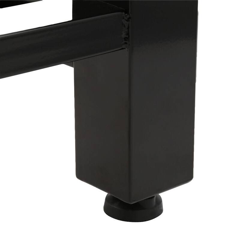 Banco de trabajo de altura ajustable de 6 pies con superficie de madera maciza en negro para sistema de almacenamiento de garaje de acero listo para ensamblar - G7200S-US
