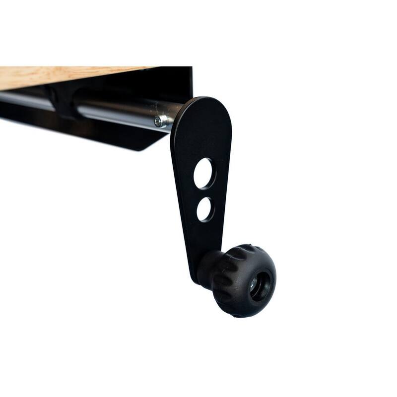 Mesa de trabajo Husky de 62 pulgadas de ancho x 24 pulgadas de profundidad con altura ajustable y tablero de madera maciza - HOTL7202B12