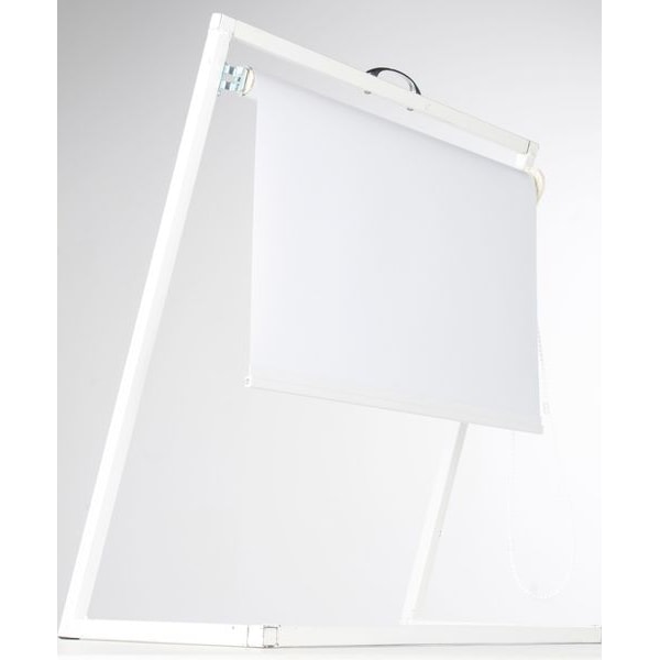 Halcyon Shades, White, Polyester/Aluminum, 72In W - VINYL 48X72 WH