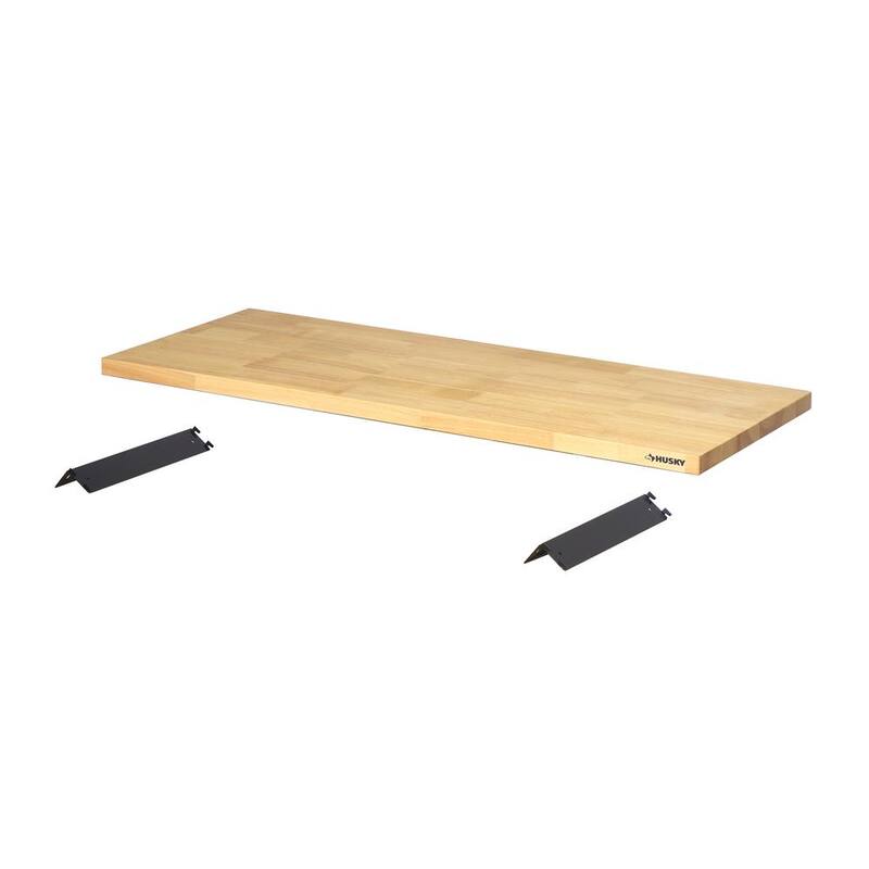 Superficie de madera sólida de 48 pulgadas para el Sistema de Almacenamiento de Garaje de Servicio Regular - G4800AS-US