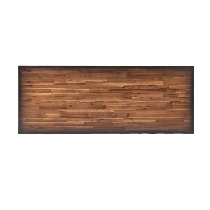Mesa de trabajo industrial rodante Duramax Building Products de 62 pulgadas de ancho x 24 pulgadas de profundidad con superficie de madera sólida - 68021