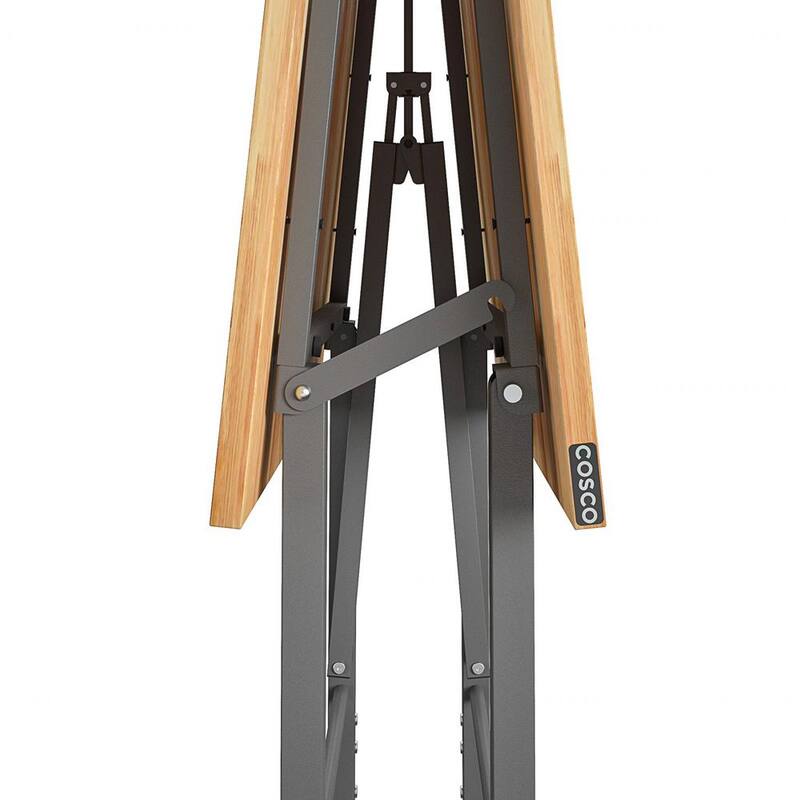 Banco de trabajo plegable portátil Smartfold de 52 pulgadas de ancho por 26 pulgadas de profundidad con cubierta de madera dura - 66760DKG1E