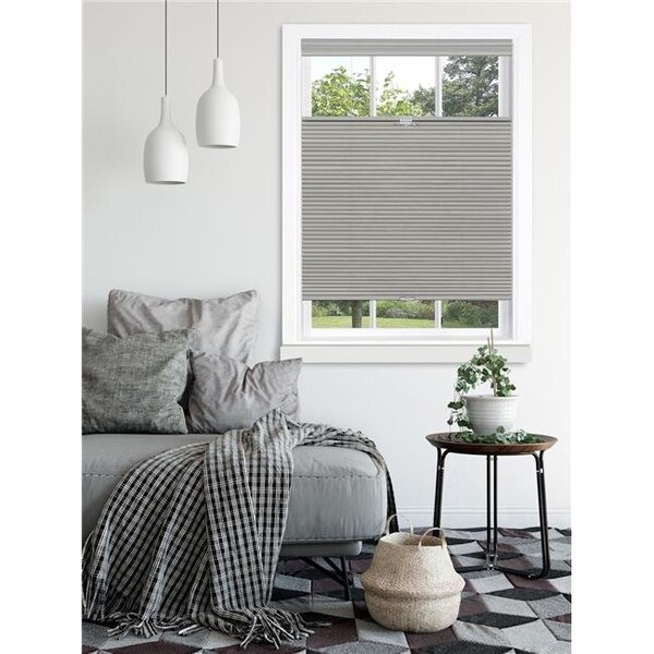 Achim Importing Achim CSTD29DG06 29 x 64 in. Top Down-Bottom Up Cordless Honeycomb Cellular Shade; Dove Grey - CSTD29DG06