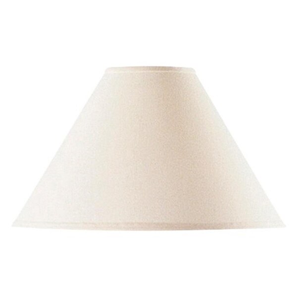 Radiant SH-8108-17-OW 17 in. Vertical Basic Coolie Linen Hardback Shade, Off White - RA49447