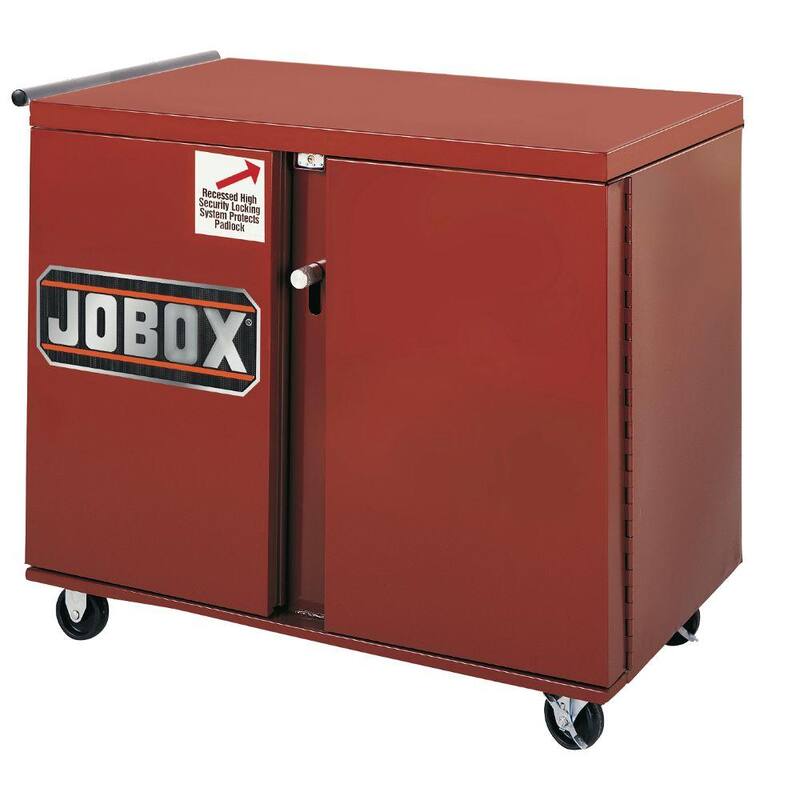 Cajón de trabajo rodante de acero de servicio pesado con 4 cajones y ruedas de 4 pulgadas - 675990