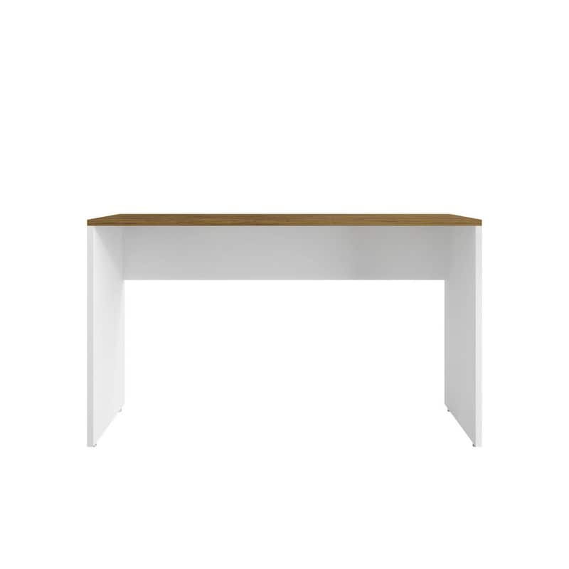 Mesa de trabajo de garaje Eiffel de 60 pulgadas de ancho x 20 pulgadas de profundidad en acabado blanco brillante - 253BMC6