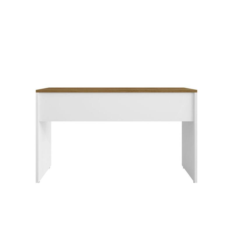 Mesa de trabajo de garaje Eiffel de 60 pulgadas de ancho x 20 pulgadas de profundidad en acabado blanco brillante - 253BMC6