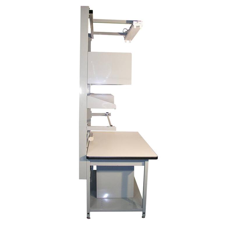 ProLine 72 pulgadas de ancho x 30 pulgadas de profundidad Banco de trabajo resistente con cubierta de laminado - BIB6