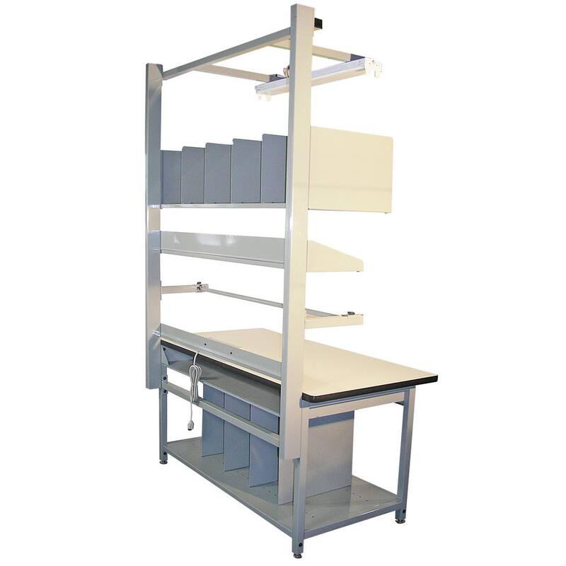 ProLine 72 pulgadas de ancho x 30 pulgadas de profundidad Banco de trabajo resistente con cubierta de laminado - BIB6
