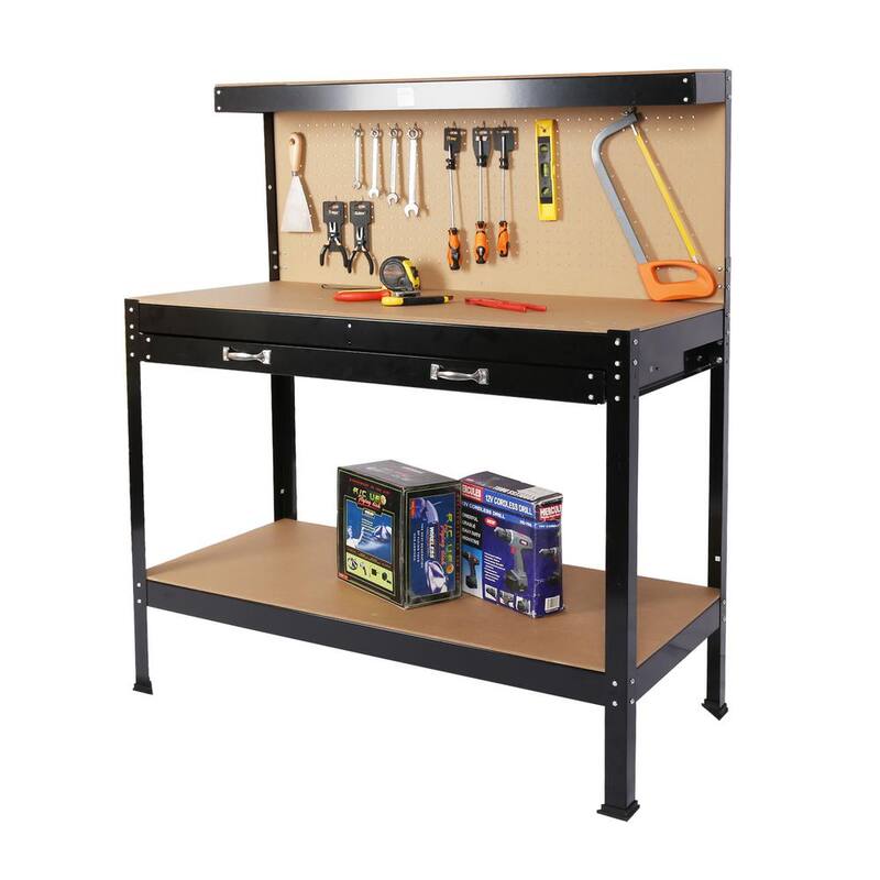 Banco de trabajo de madera Siavonce 115 cm - XMJ-28009