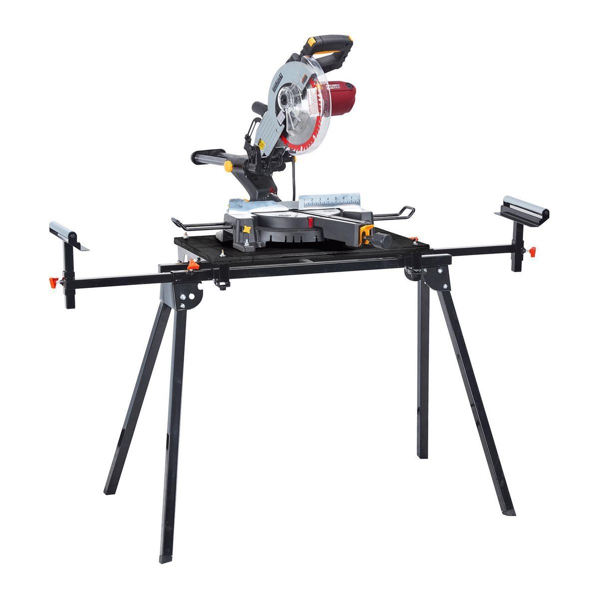 Soporte plegable para sierra ingleteadora Warrior de 350 lb para sierras de hasta 10 pulgadas - 56478