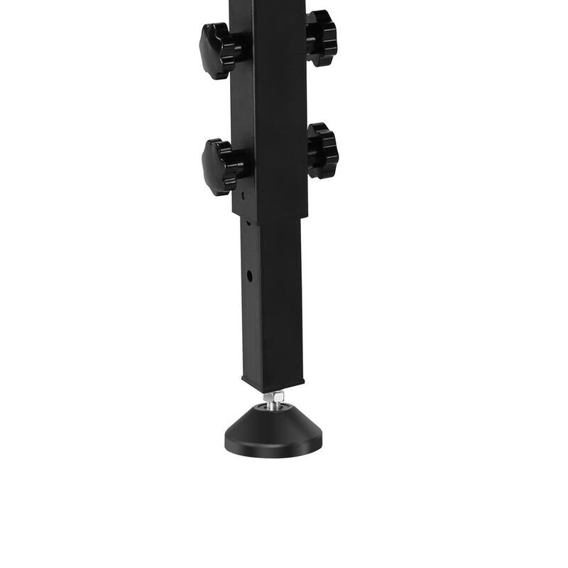 Siavonce 48 pulgadas Banco de trabajo ajustable con toma de corriente, Banco de trabajo de madera dura de alta capacidad de carga pesada adecuado para taller, garaje - XMJ-P179960