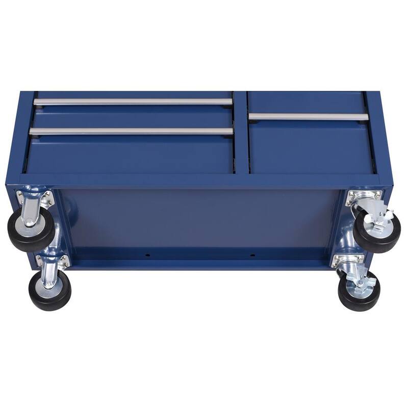 Cofre de herramientas rodante azul de 12 cajones de trabajo pesado estándar Husky de 42 pulgadas x 18 pulgadas - H42CH4TR8BLU