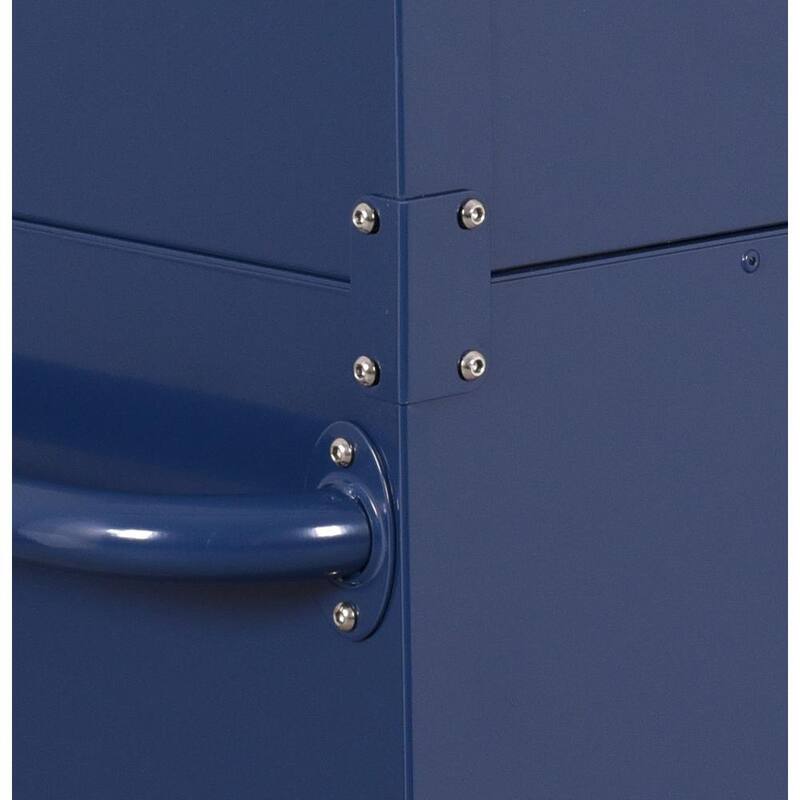 Cofre de herramientas rodante azul de 12 cajones de trabajo pesado estándar Husky de 42 pulgadas x 18 pulgadas - H42CH4TR8BLU
