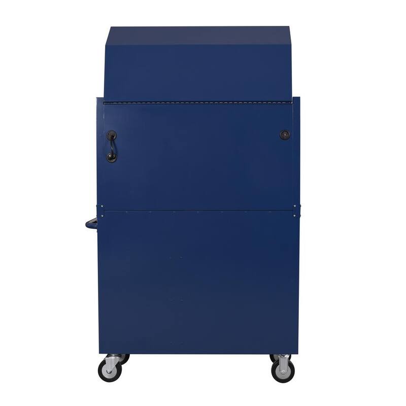 Cofre de herramientas rodante azul de 12 cajones de trabajo pesado estándar Husky de 42 pulgadas x 18 pulgadas - H42CH4TR8BLU